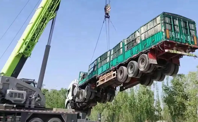 沙雅道路脱困救援案例